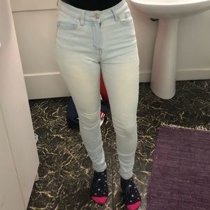 Rue 21 high waist acid wash skinny jeans